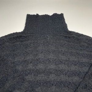 Black knit turtleneck size Small
